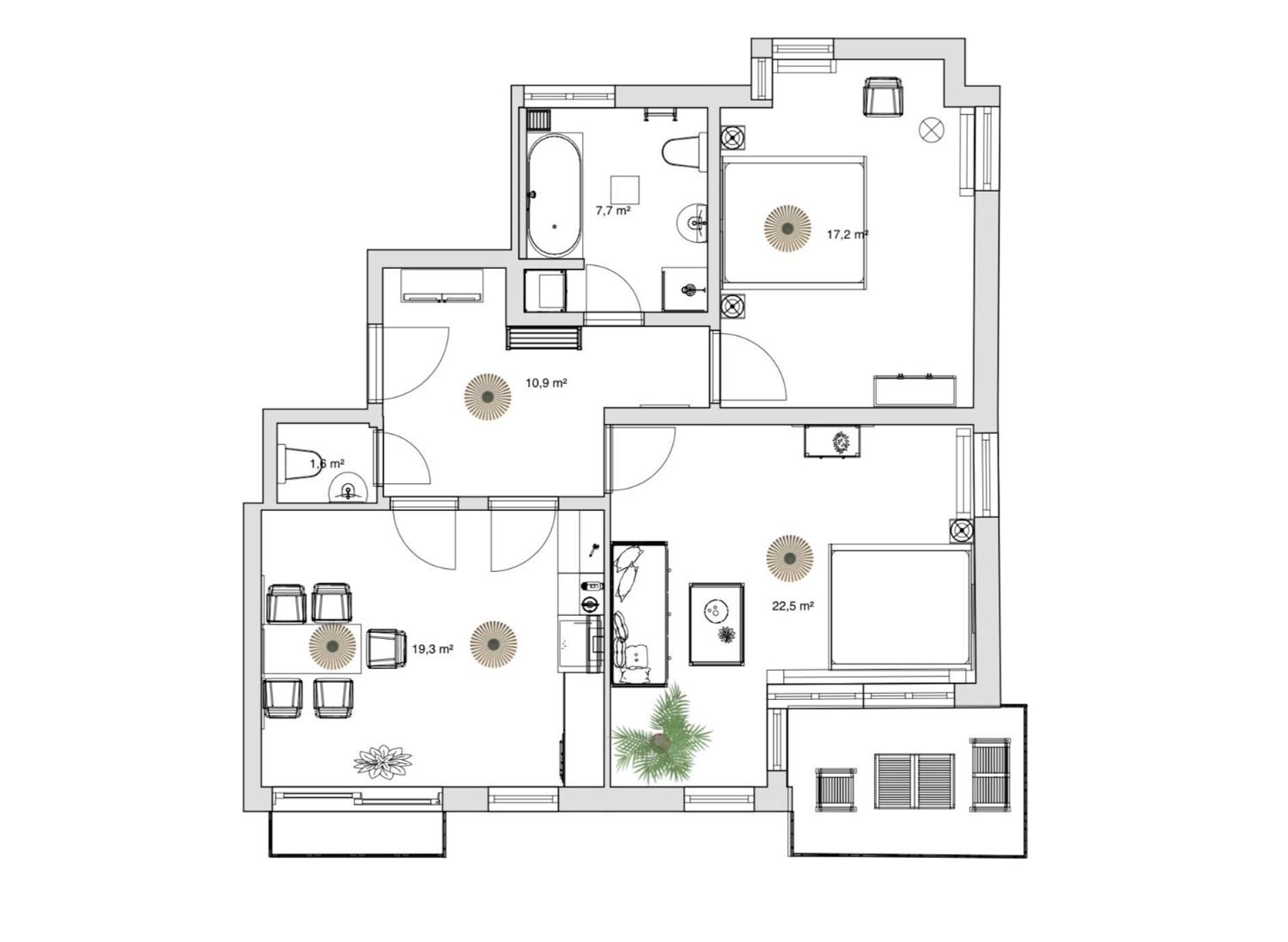 Pineapple Apartments Dresden Zwinger VIII - 85 Qm - 1X Free Parking Luaran gambar